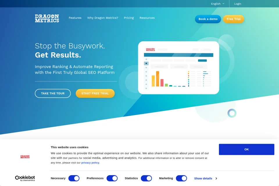 Landing page preview