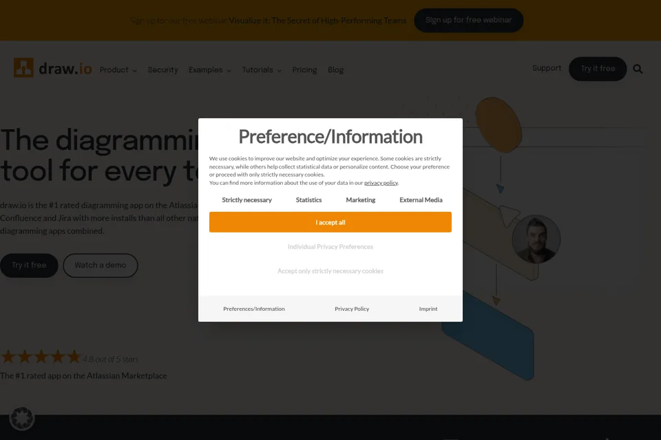 Landing page preview