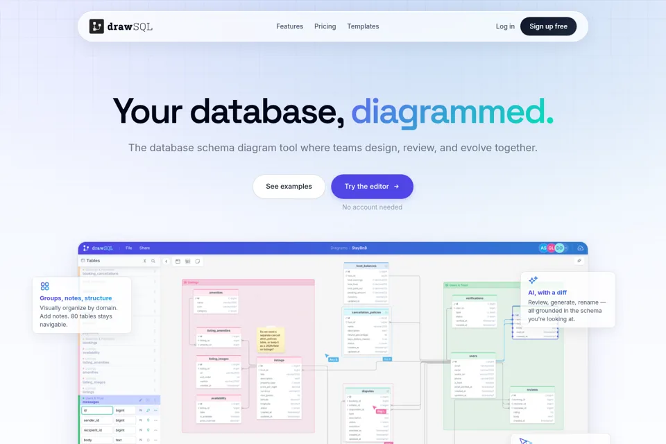 Landing page preview