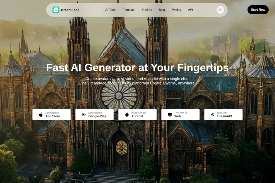 Landing page preview