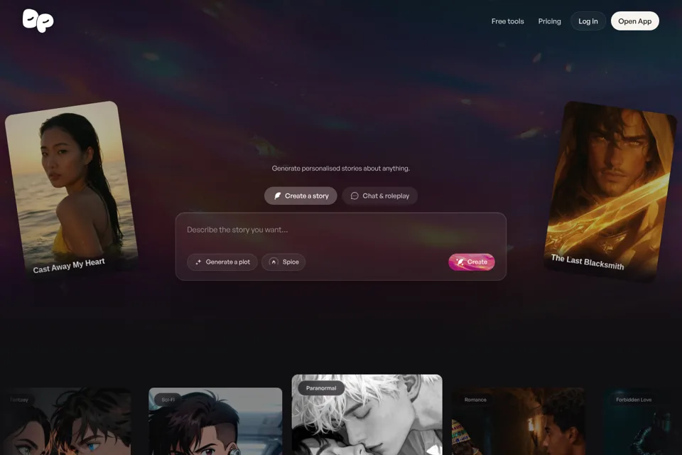 Landing page preview