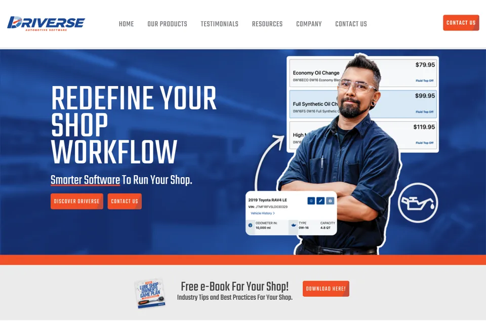 Landing page preview