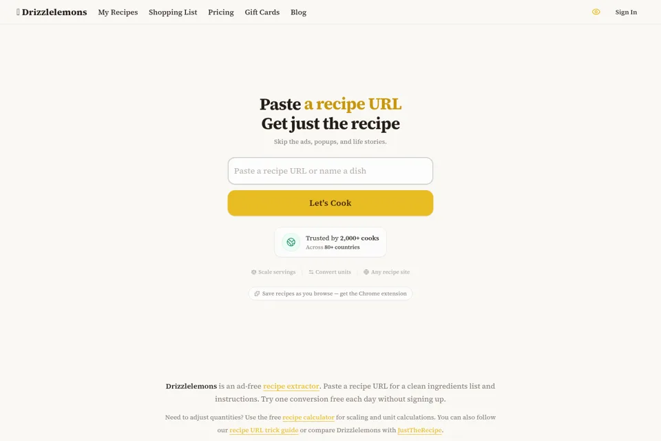 Landing page preview