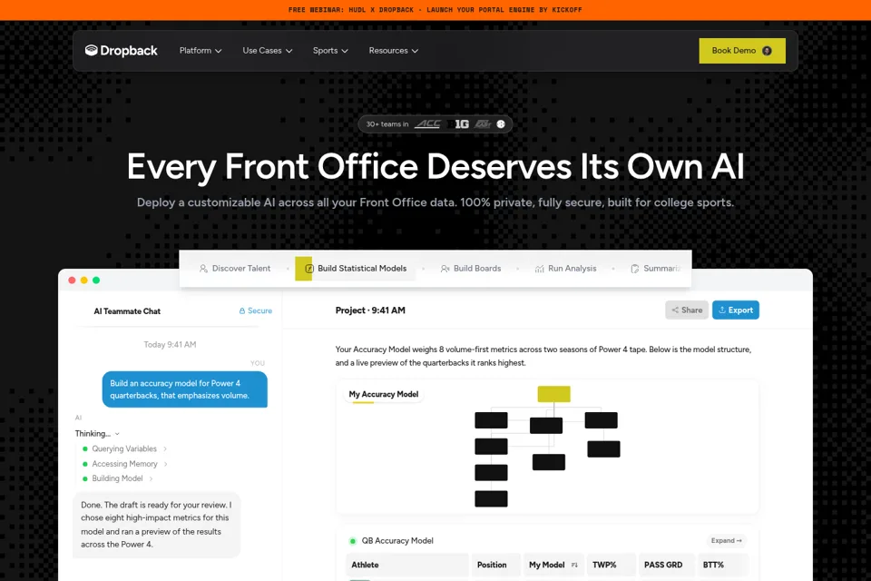 Landing page preview