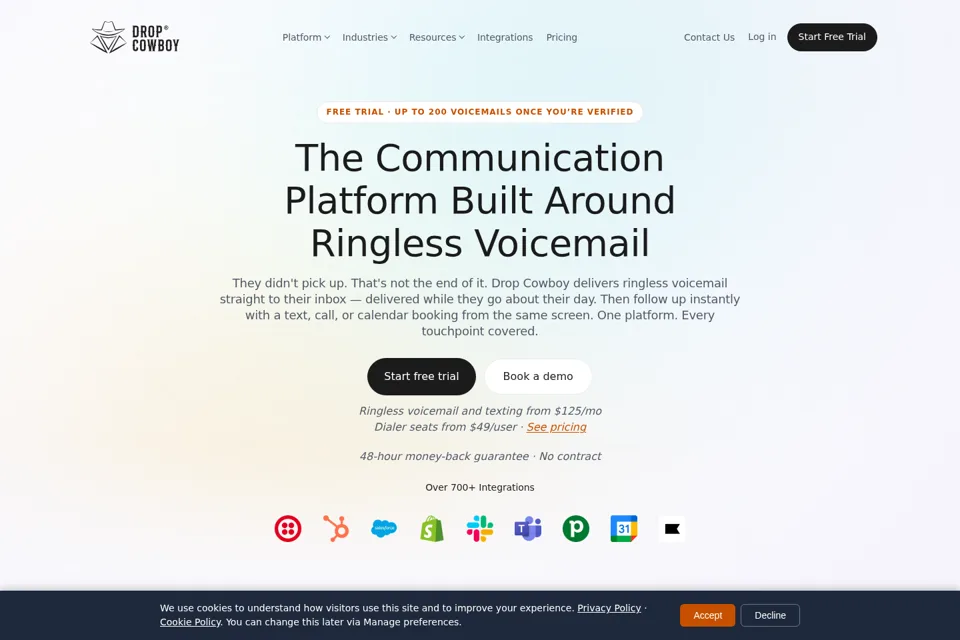 Landing page preview