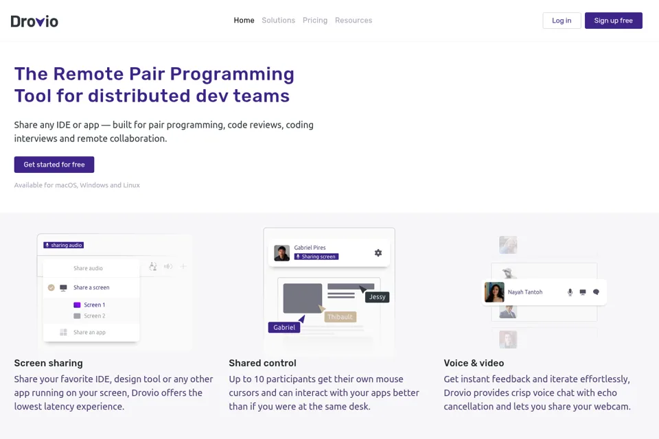 Landing page preview