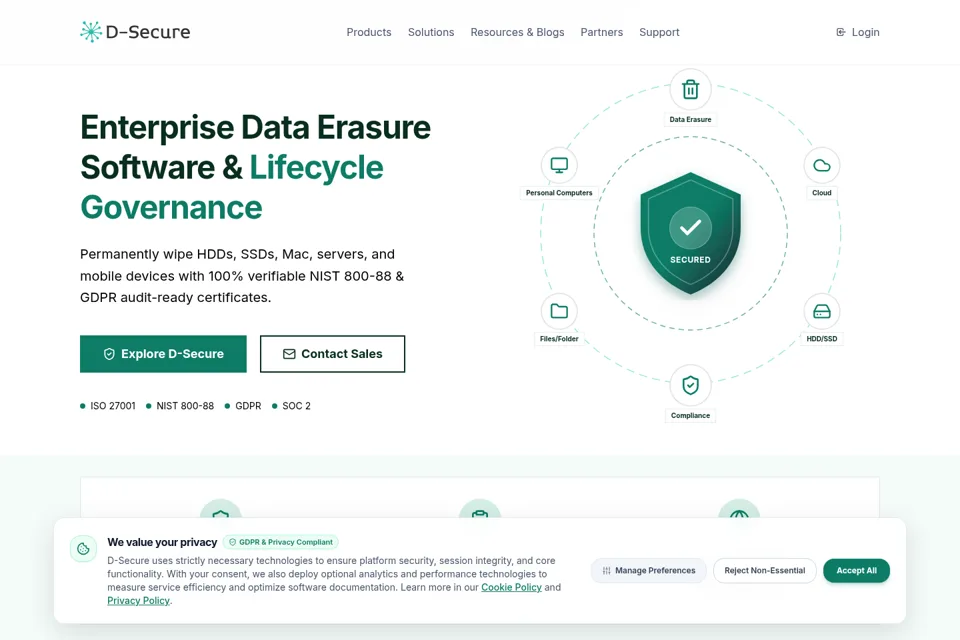 Landing page preview