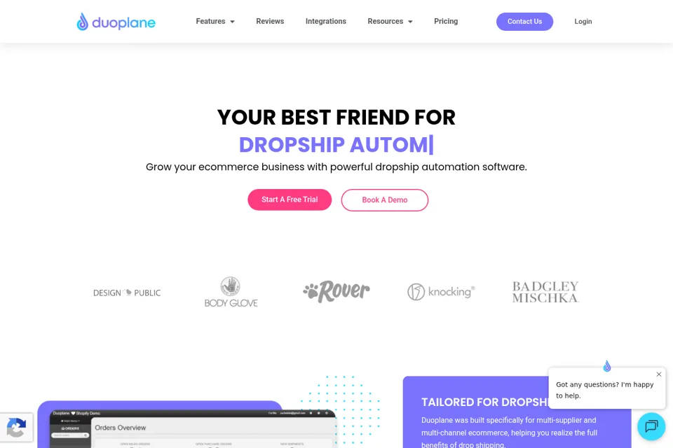 Landing page preview