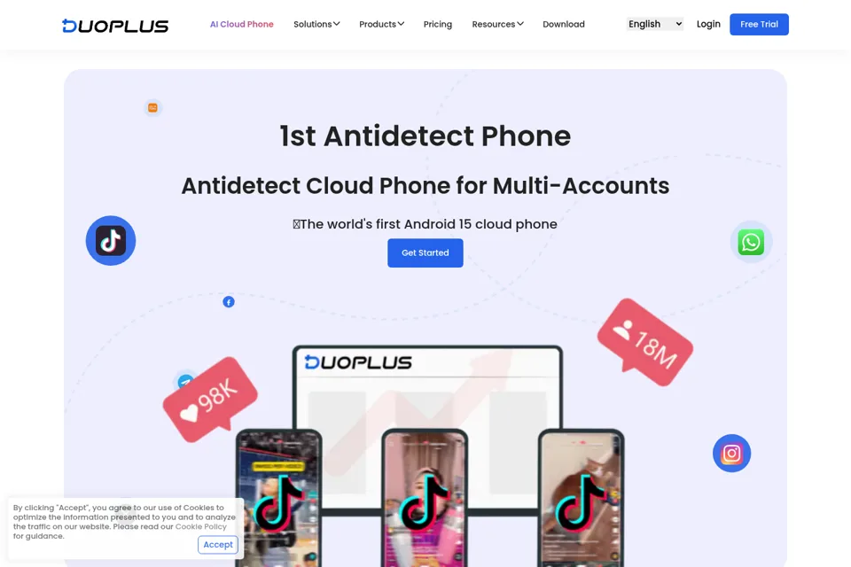 Landing page preview