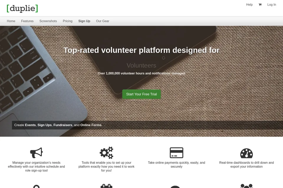 Landing page preview