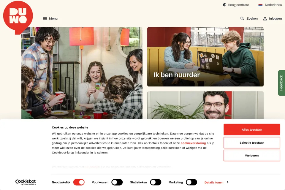 Landing page preview