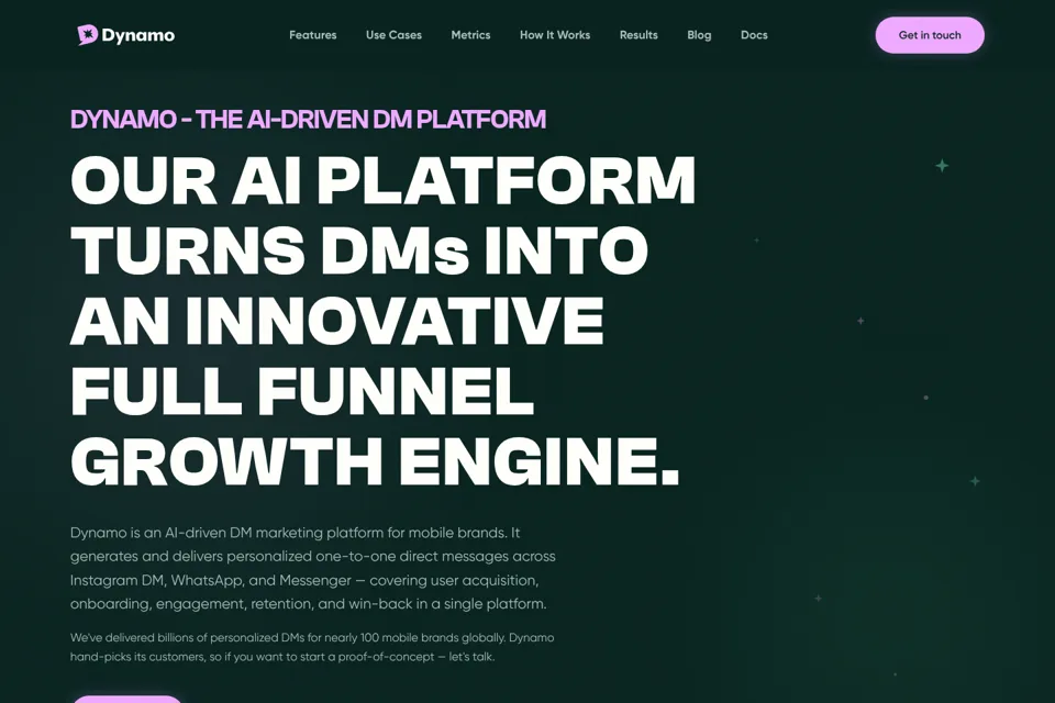 Landing page preview