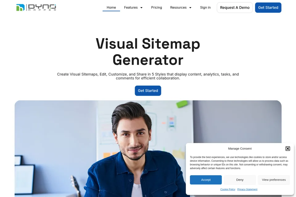 Landing page preview