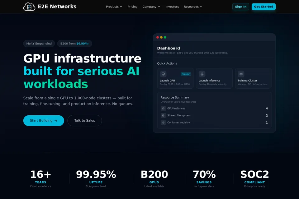 Landing page preview