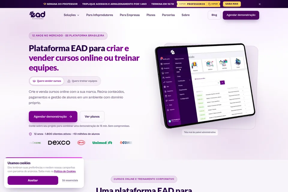 Landing page preview