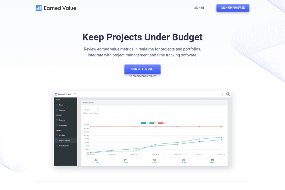 Landing page preview