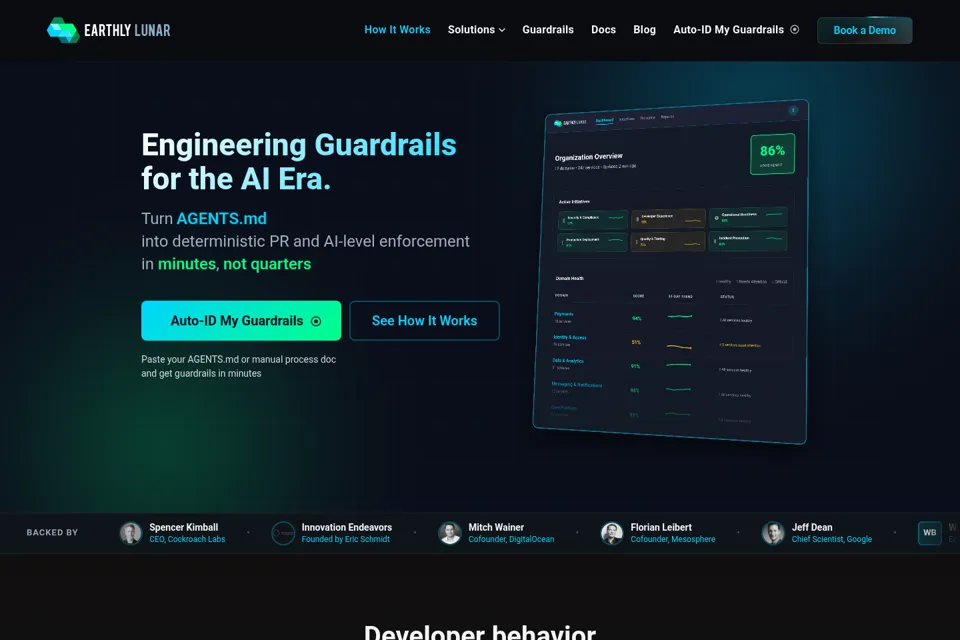 Landing page preview