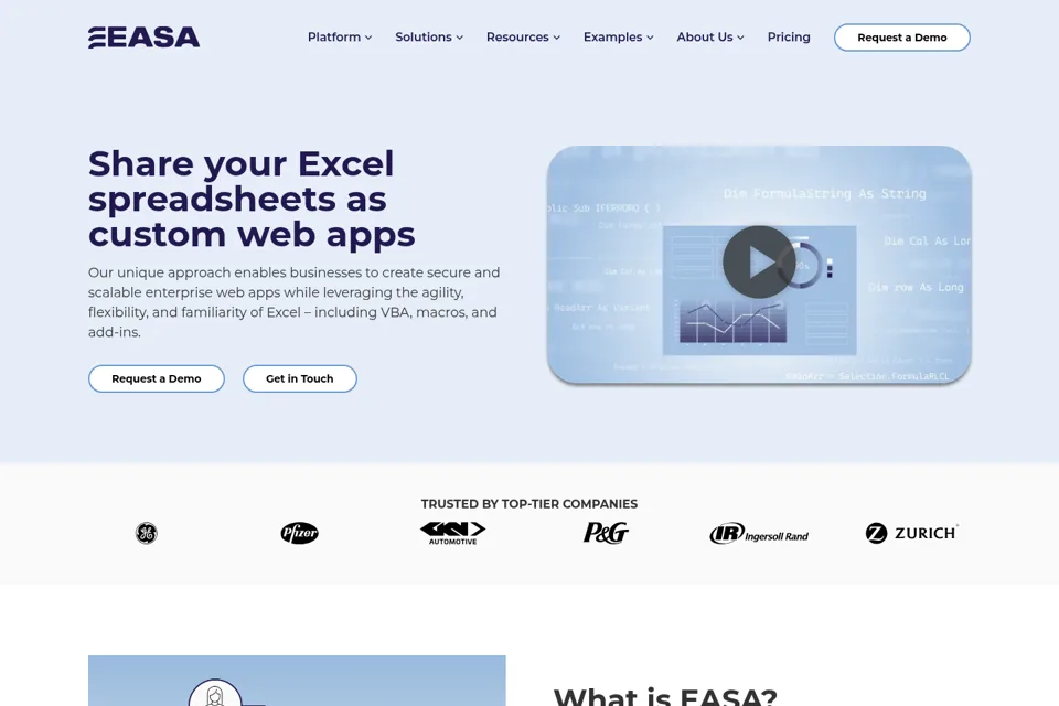 Landing page preview