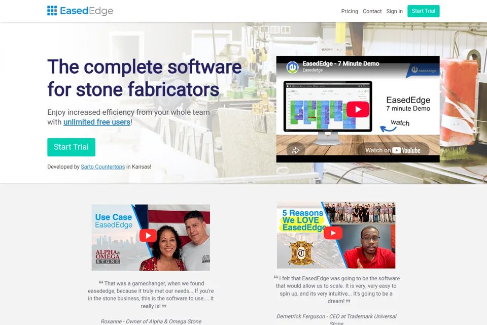 Landing page preview