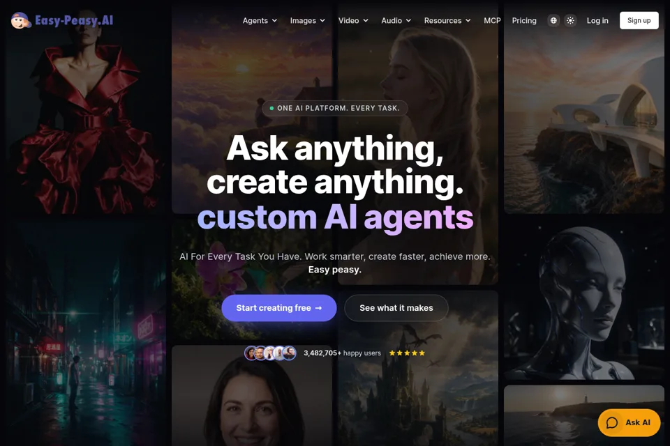 Landing page preview