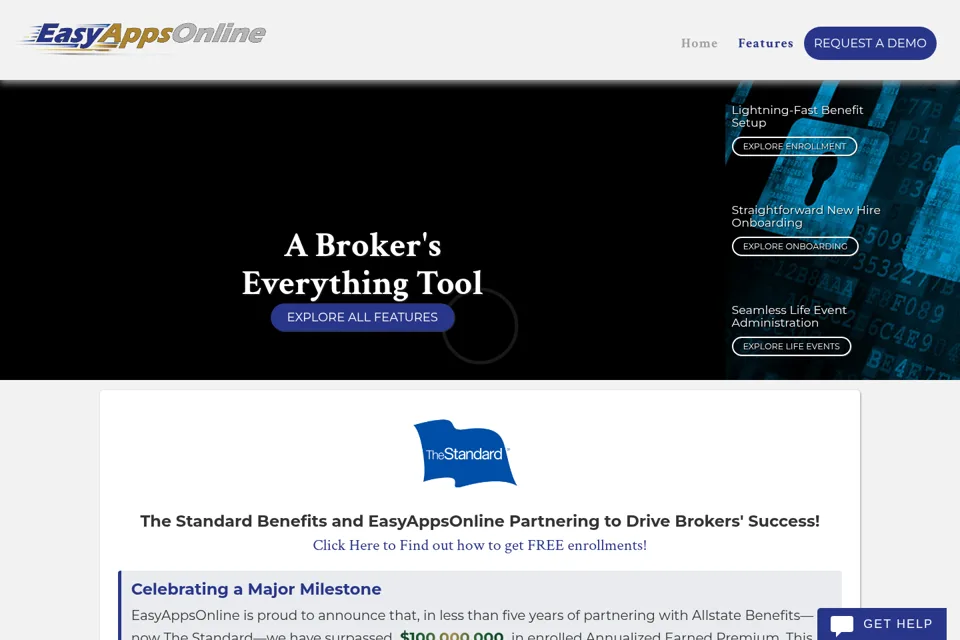Landing page preview