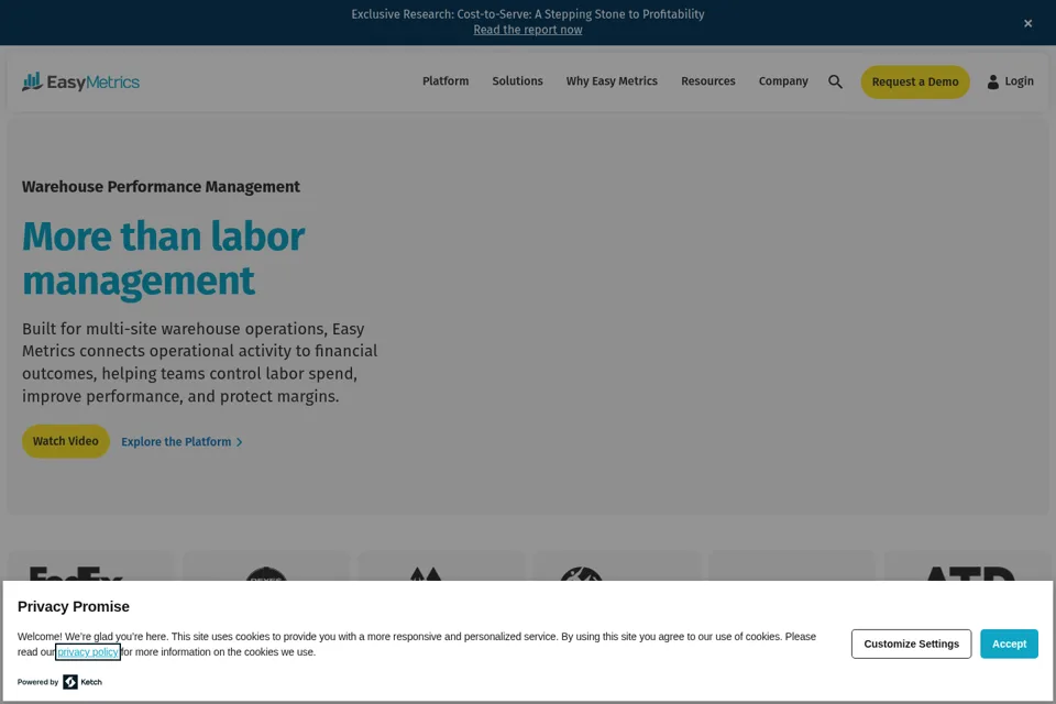 Landing page preview