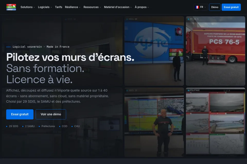 Landing page preview