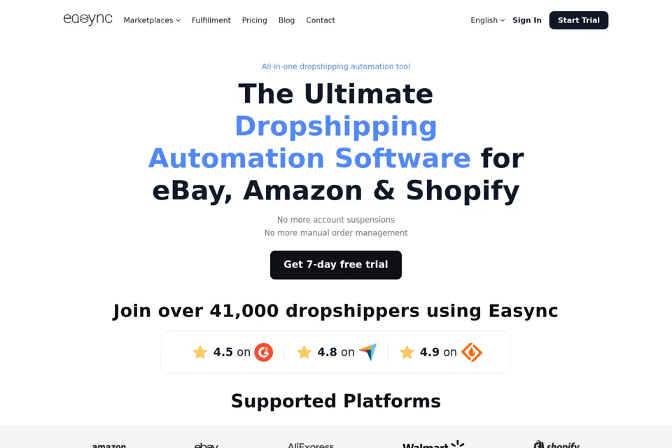 Landing page preview