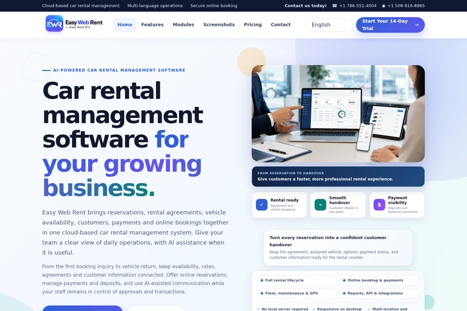 Landing page preview