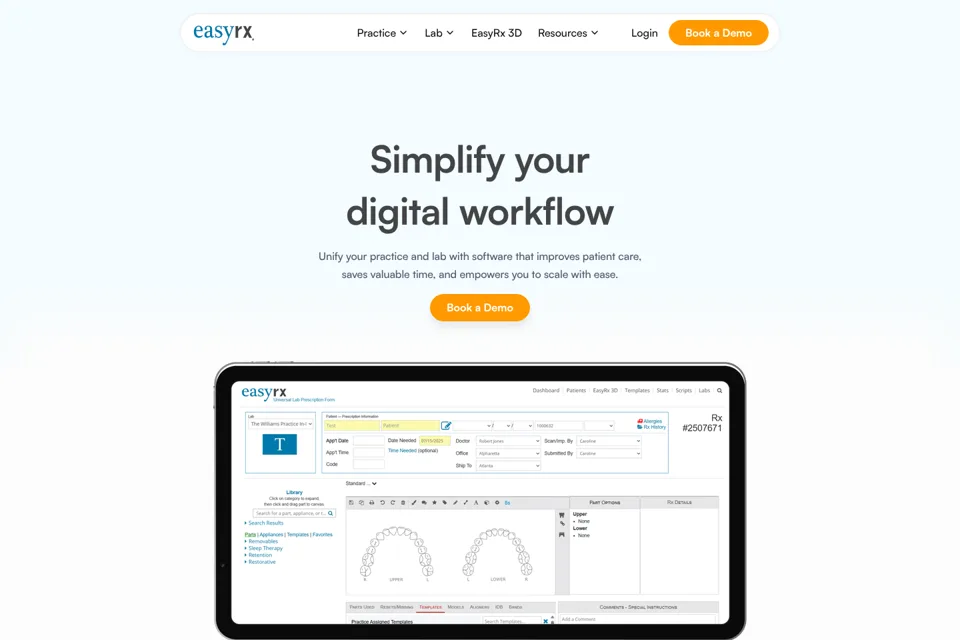 Landing page preview