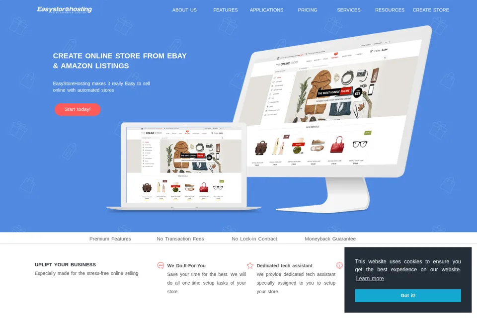 Landing page preview