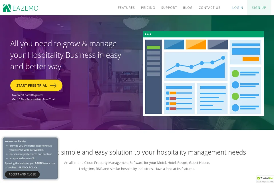 Landing page preview
