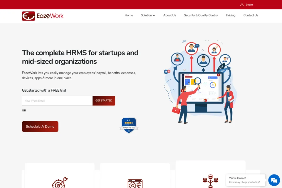 Landing page preview