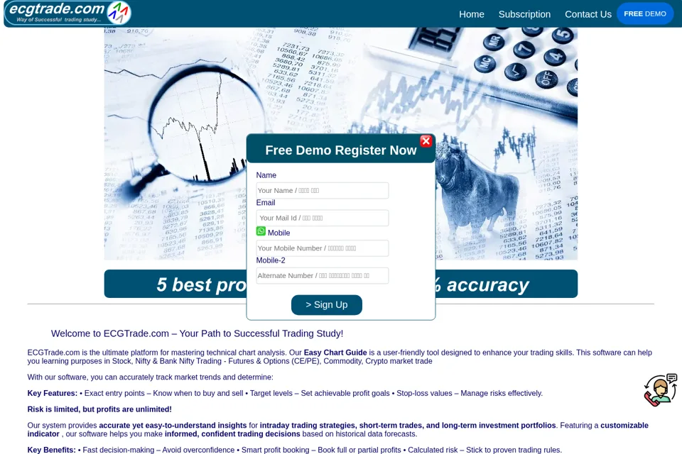 Landing page preview