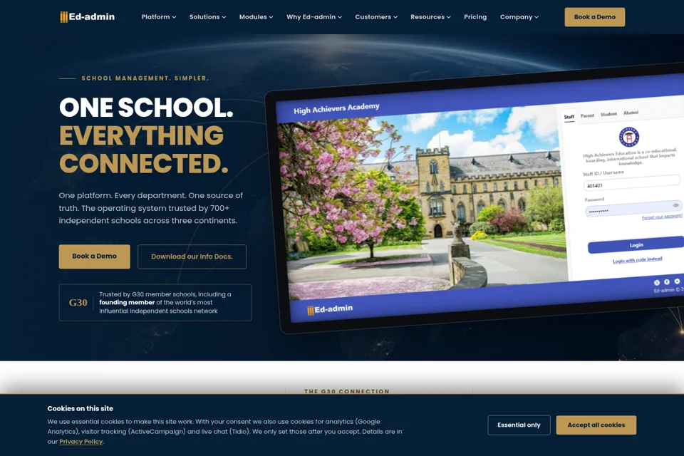 Landing page preview