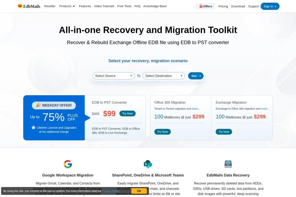 Landing page preview