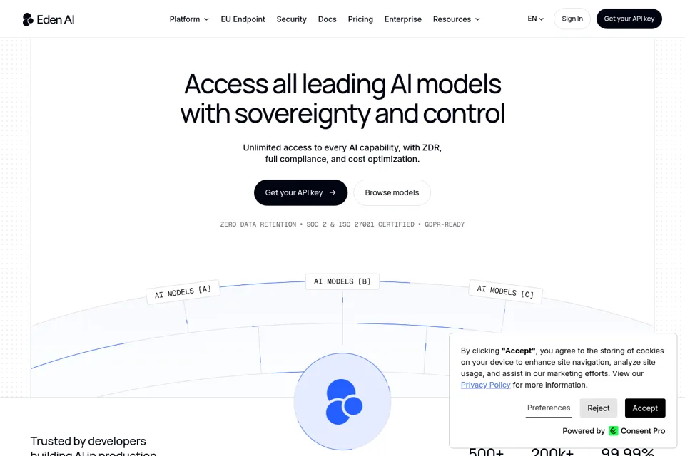 Landing page preview