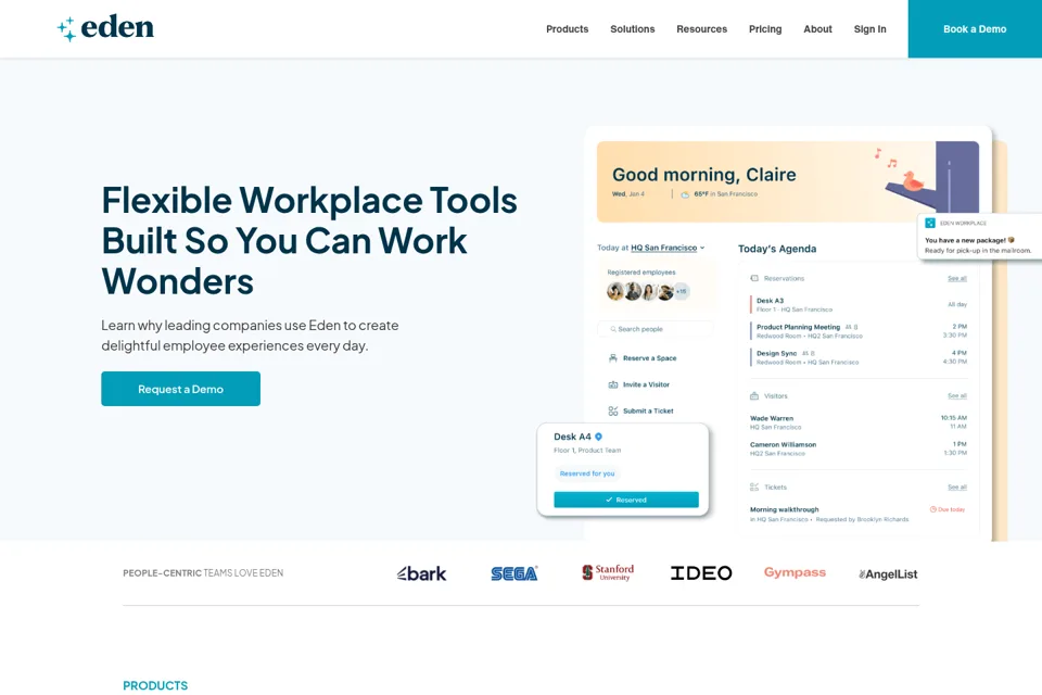 Landing page preview