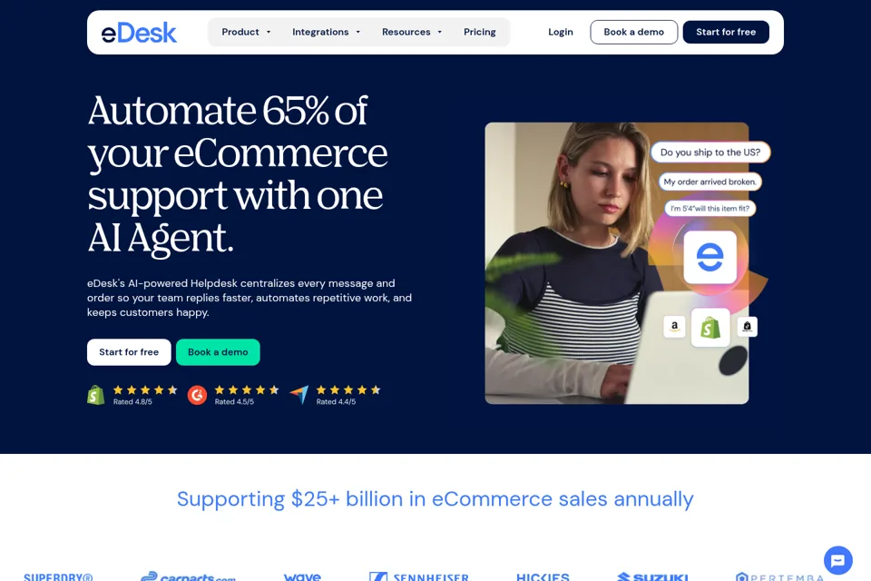 Landing page preview