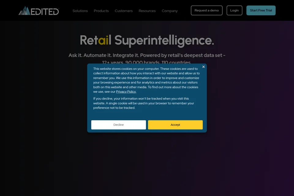 Landing page preview