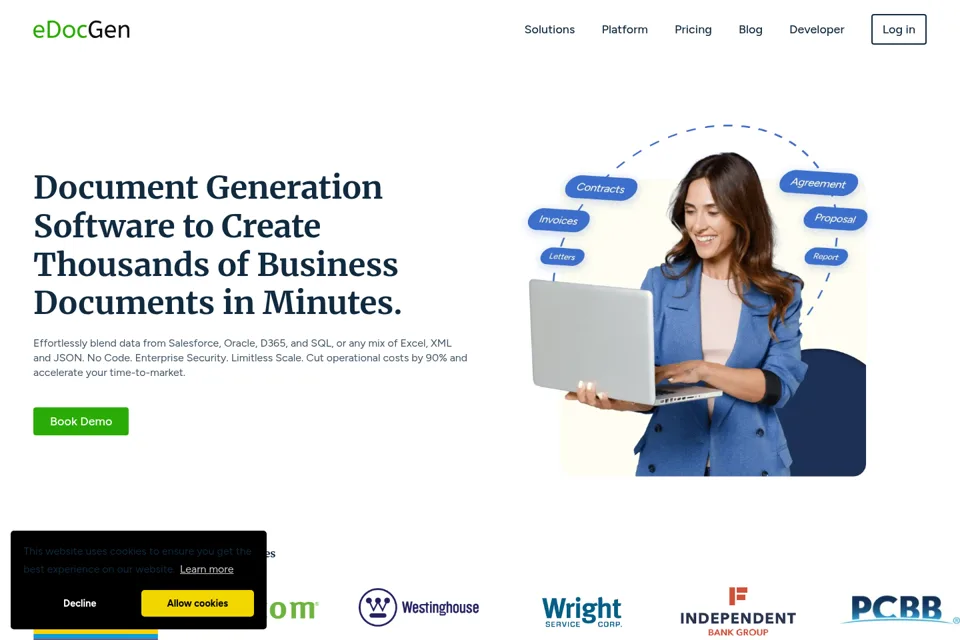 Landing page preview