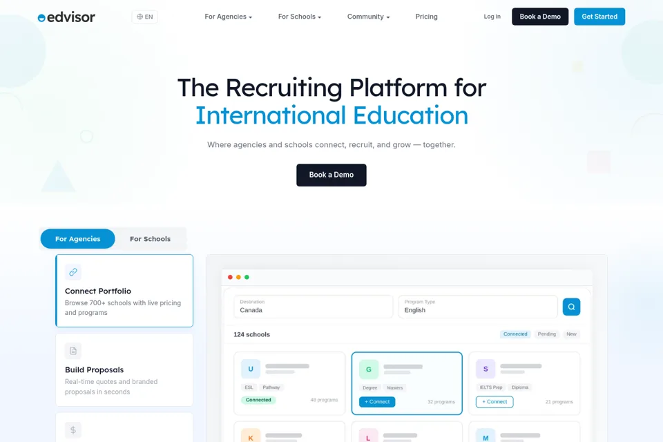 Landing page preview
