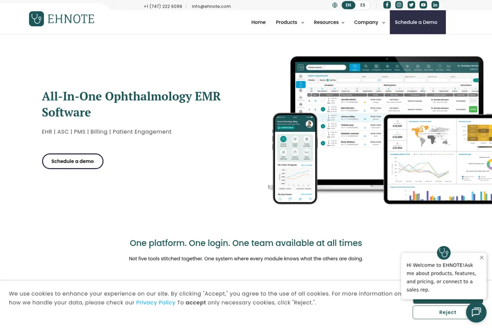 Landing page preview