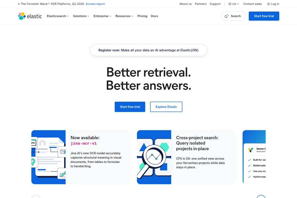 Landing page preview