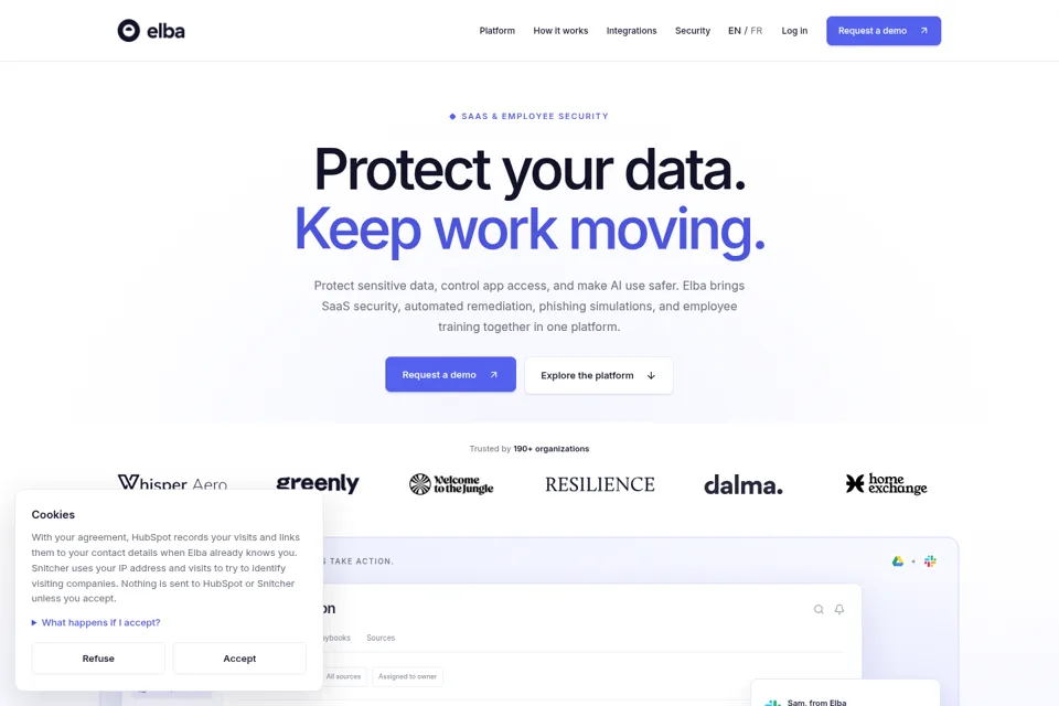Landing page preview