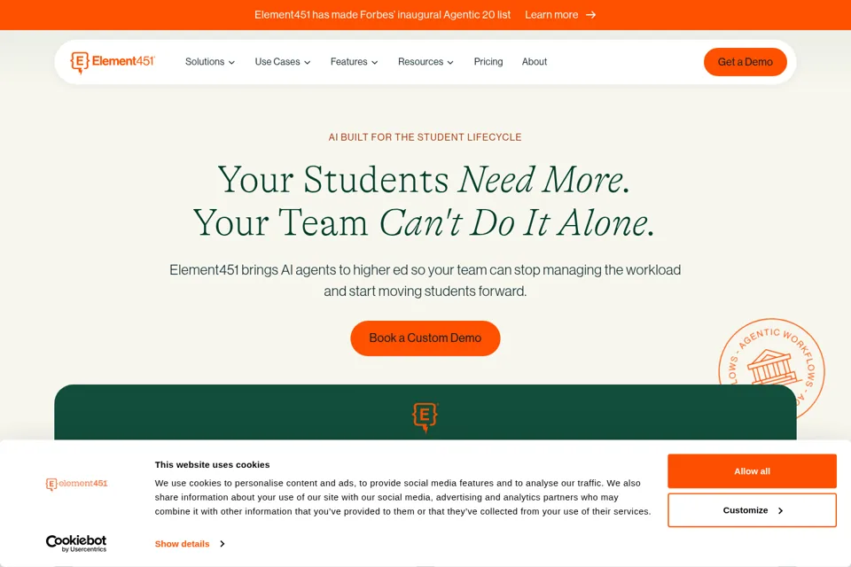 Landing page preview