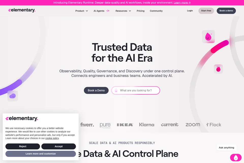 Landing page preview