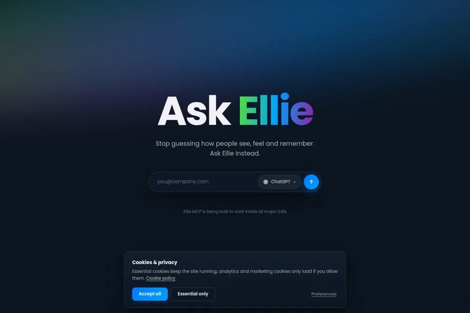 Landing page preview