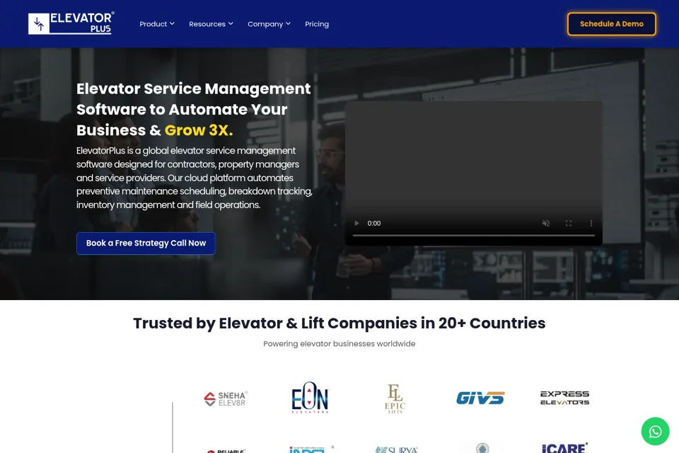 Landing page preview