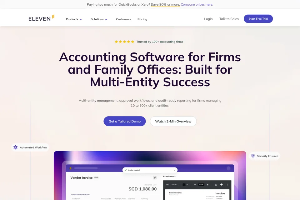 Landing page preview